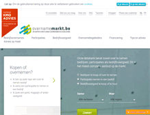 Tablet Screenshot of overnamemarkt.be
